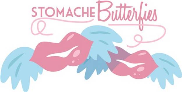 Picture of Butterflies In My Stomach SVG File