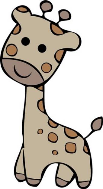 Picture of Long Day Giraffe SVG File