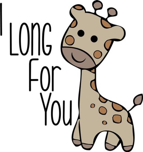 Picture of I Long For You SVG File