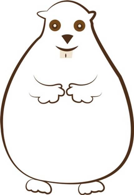 Picture of Groundhog SVG File