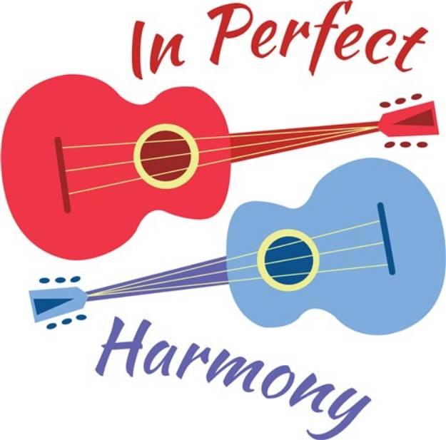 Picture of In Perfect Harmony Guitar SVG File