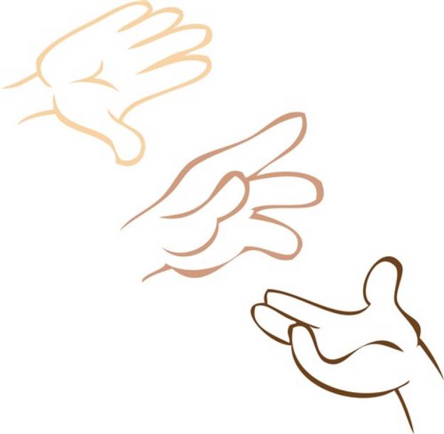 Picture of Helping Hands SVG File