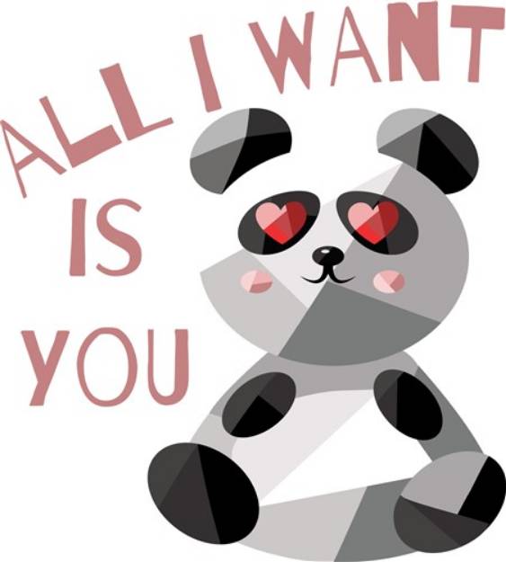 Picture of All I Want Is You SVG File