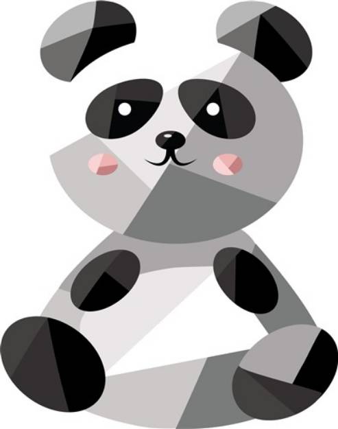 Picture of Panda Bear SVG File
