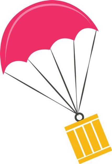 Picture of Parachute Crate SVG File