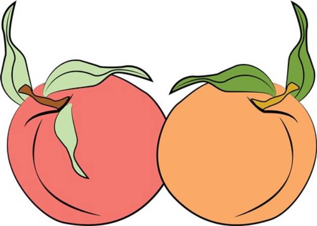 Picture of Peaches SVG File