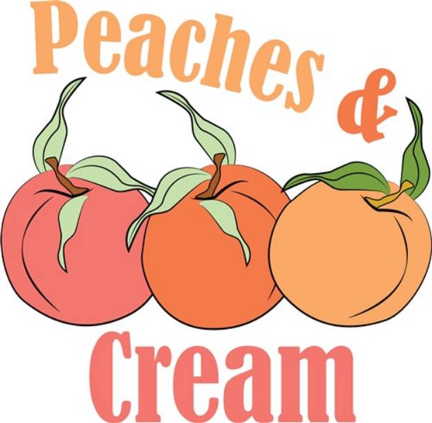 Picture of Peaches & Cream SVG File