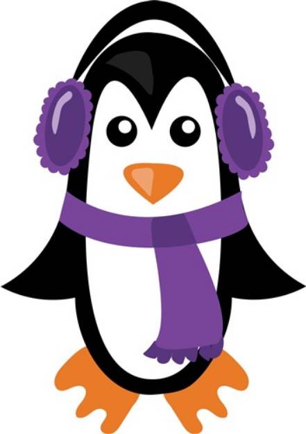 Picture of Winter Penguin SVG File
