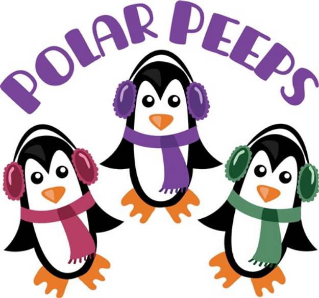 Picture of Polar Peeps SVG File