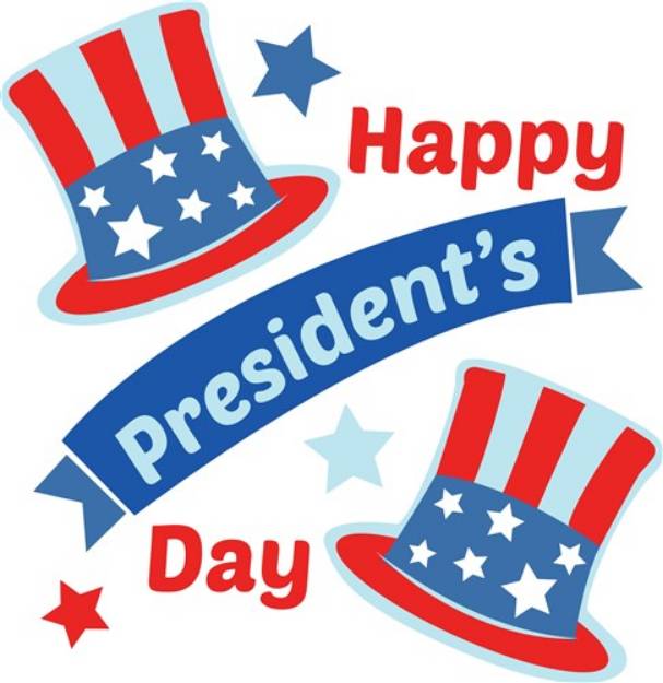 Picture of Happy Presidents Day SVG File