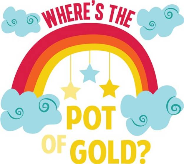 Picture of Wheres The Pot Of Gold SVG File