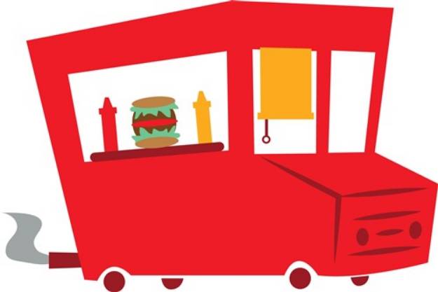 Picture of Food Truck SVG File