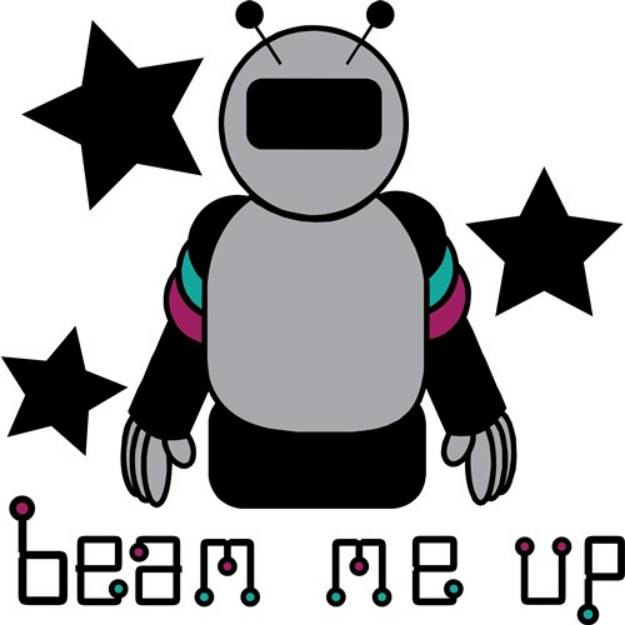 Picture of Beam Me Up SVG File