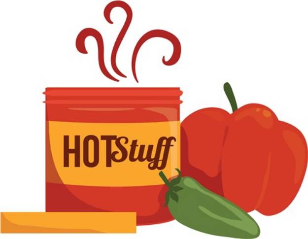Picture of Hot Stuff SVG File