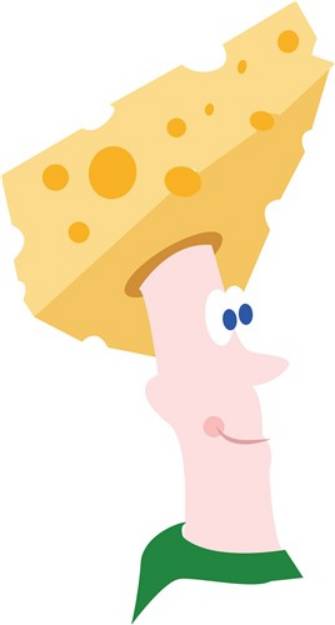 Picture of Cheese Head SVG File