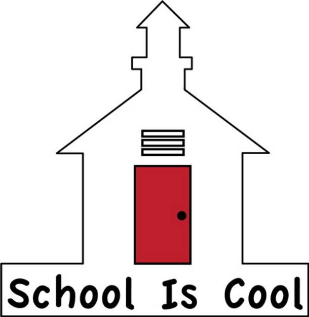 Picture of School Is Cool SVG File