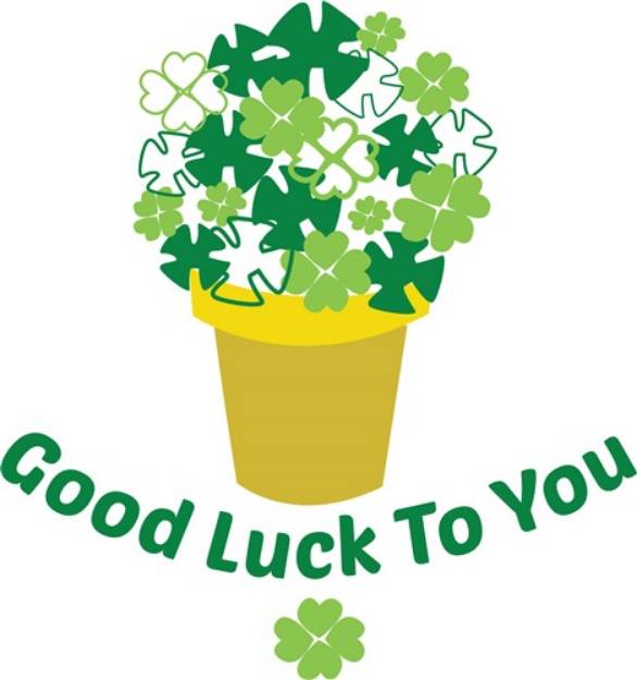 Picture of Good Luck To You SVG File