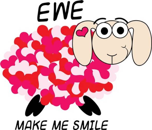Picture of Ewe Make Me Smile SVG File