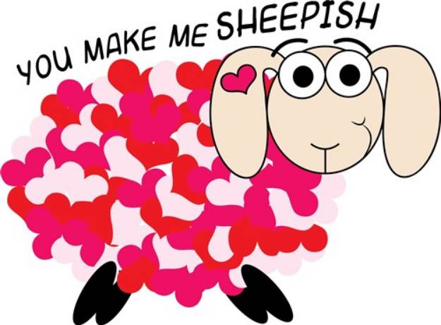 Picture of You Make Me Sheepish SVG File