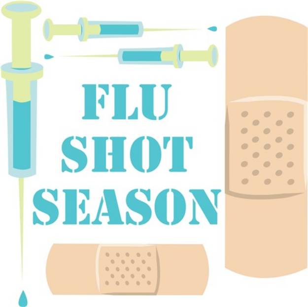 Picture of Flu Shot Season SVG File
