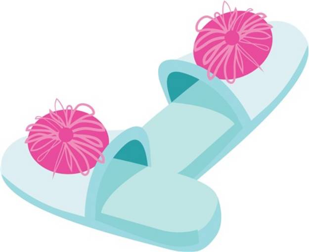Picture of Bedroom Shoes SVG File