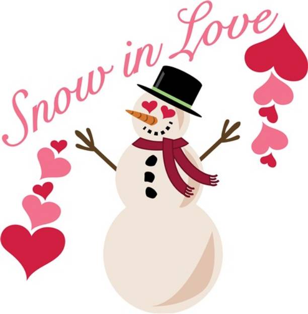 Picture of Snow In Love SVG File