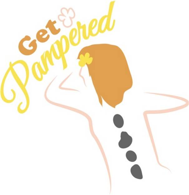 Picture of Get Pampered SVG File