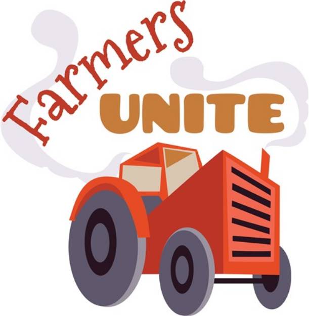 Picture of Farmers Unite SVG File