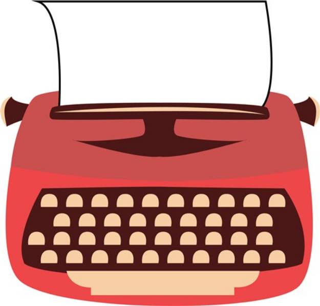 Picture of Typewriter SVG File