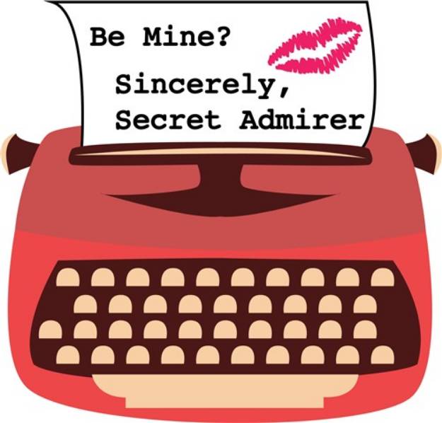 Picture of Secret Admirer SVG File