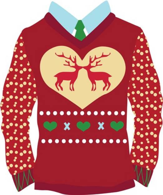 Picture of Ugly Christmas Sweater SVG File
