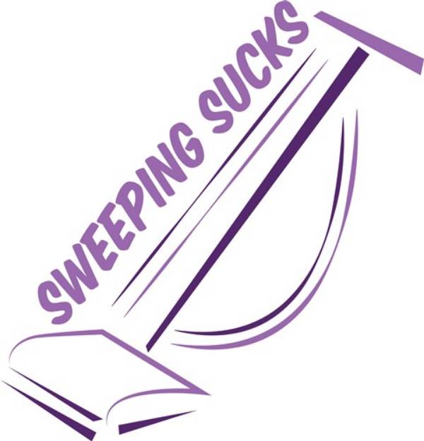 Picture of Sweeping Sucks SVG File
