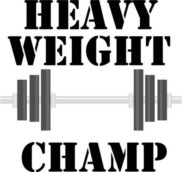 Picture of Heavy Weight Champ SVG File