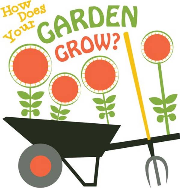 Picture of How Does Garden Grow SVG File