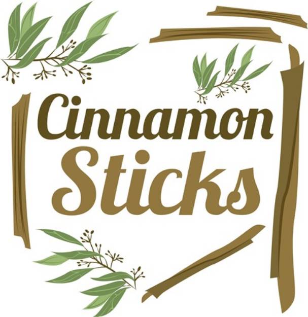 Picture of Cinnamon Sticks SVG File