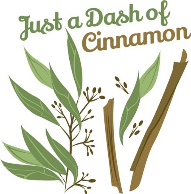 Picture of Dash Of Cinnamon SVG File