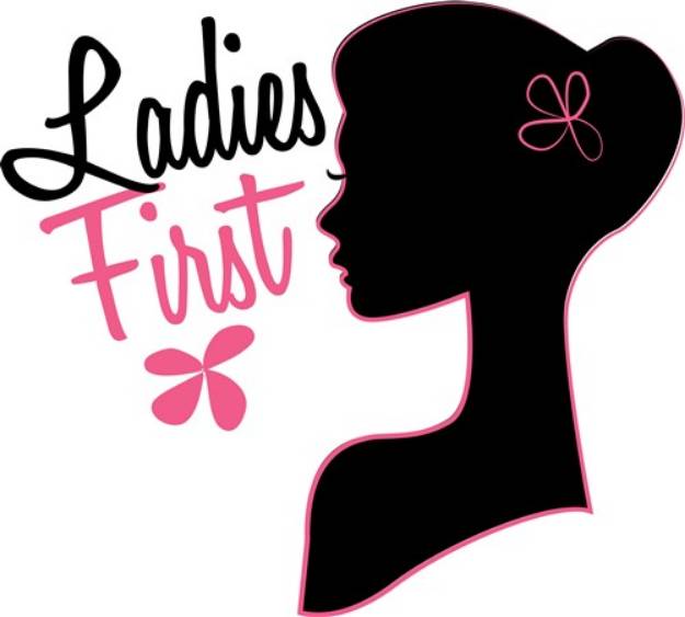Picture of Ladies First SVG File