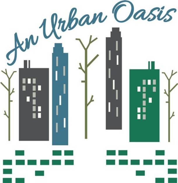 Picture of Urban Oasis SVG File