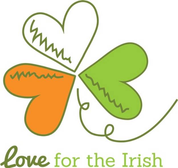 Picture of Love For The Irish SVG File