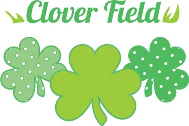 Picture of Clover Field SVG File