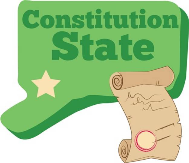 Picture of Constitution State SVG File