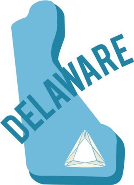Picture of Delaware SVG File