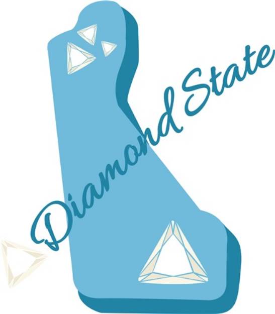Picture of Diamond State SVG File