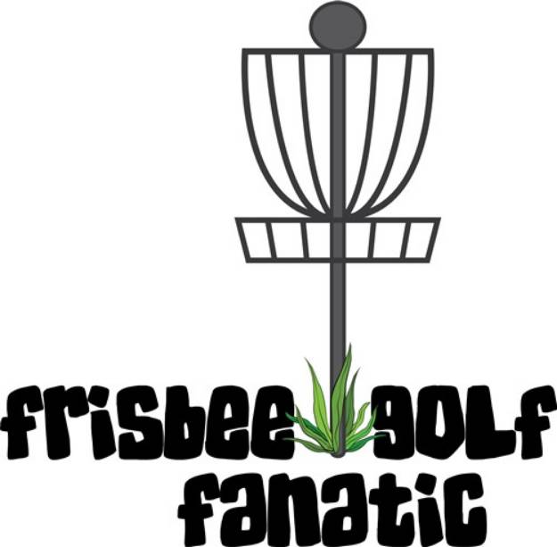 Picture of Frisbee Golf Fanatic SVG File
