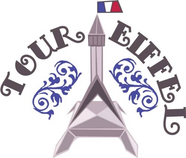 Picture of Tour Eiffel SVG File