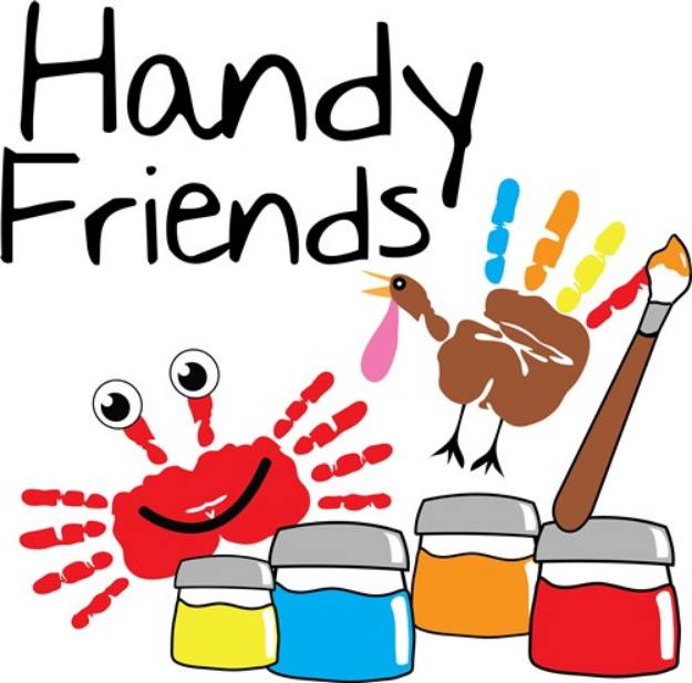 Picture of Handy Friends SVG File