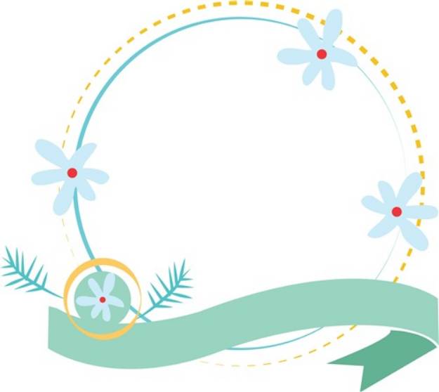 Picture of Flower Circle SVG File