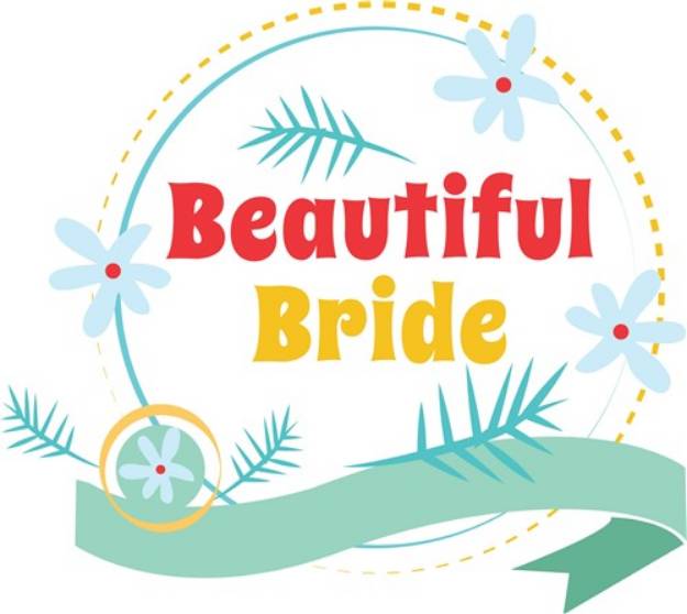 Picture of Beautiful Bride SVG File