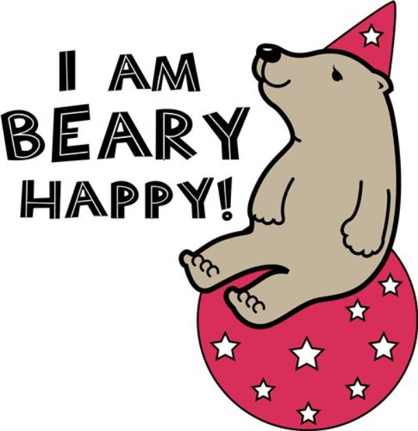 Picture of Beary Happy SVG File