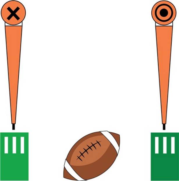 Picture of Football Downs SVG File